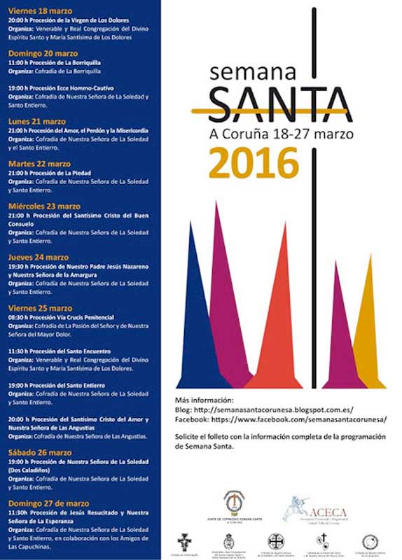Semana Santa en A Coruña 2016 A Coruña